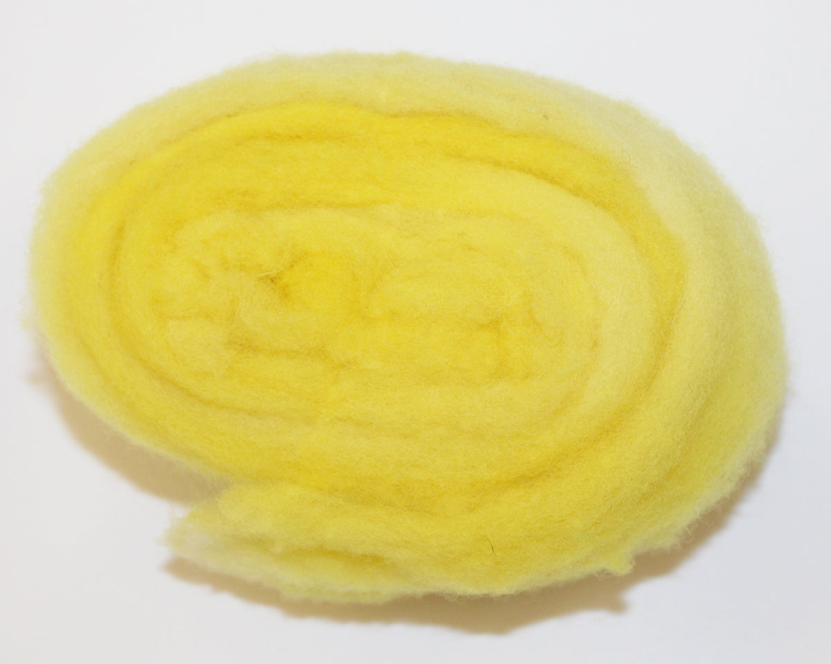 Wool Roving 20g - Sunflower