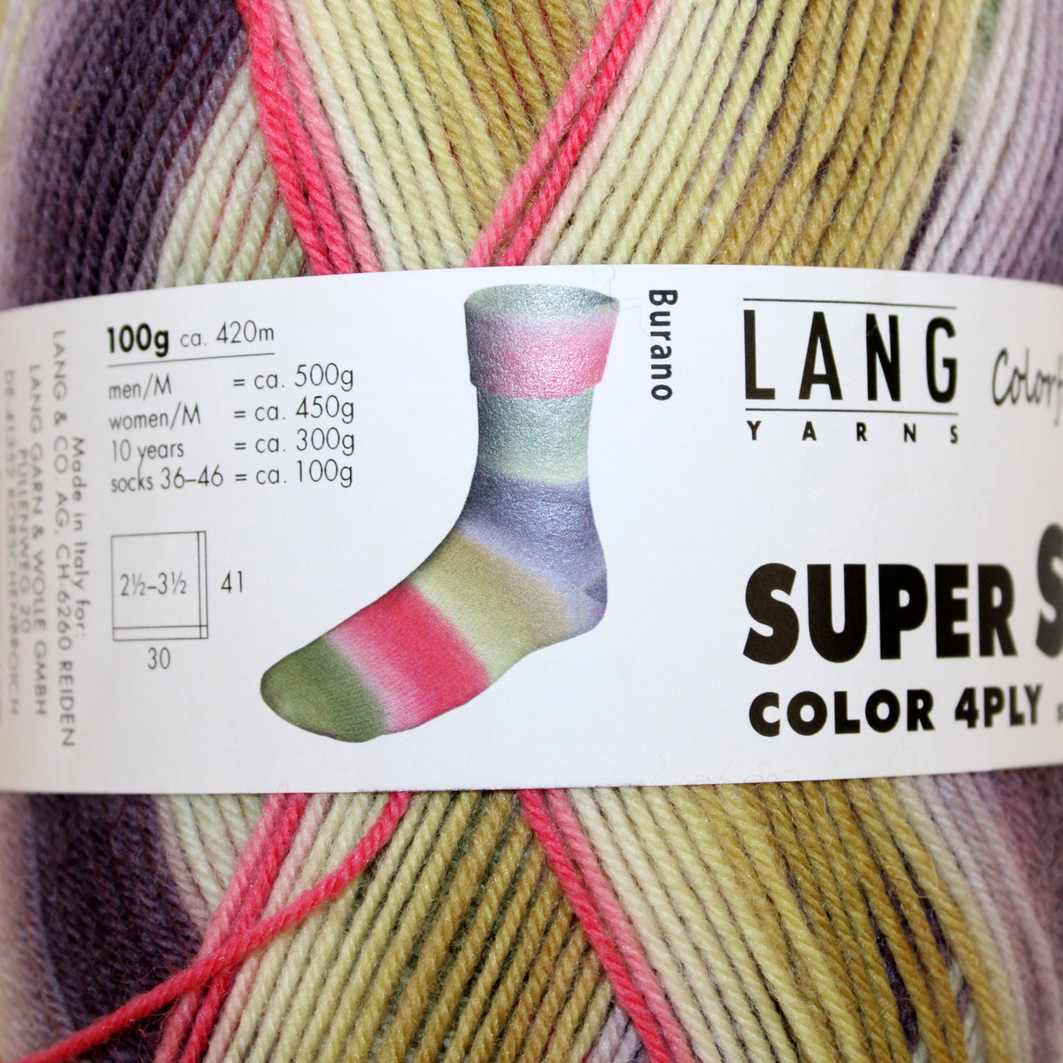 Lang Super Soxx Color 4ply