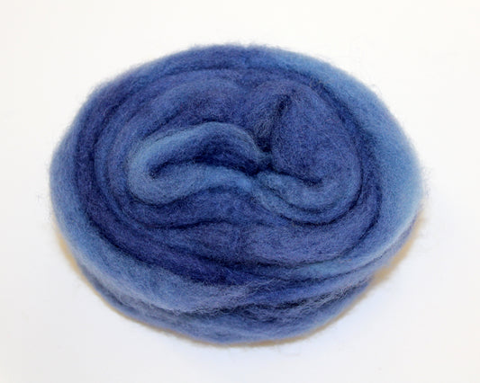 Wool Roving 20g - Blue Sea