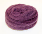 Wool Roving 20g - Eggplant