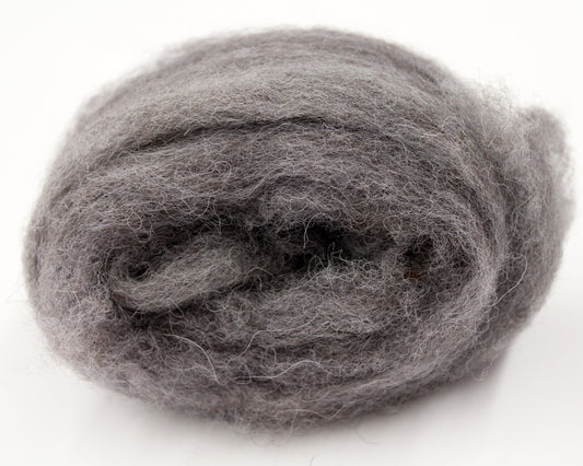Wool Roving 20g - Grey