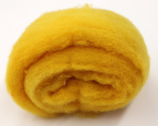 Wool Roving 20g - Honey Mustard