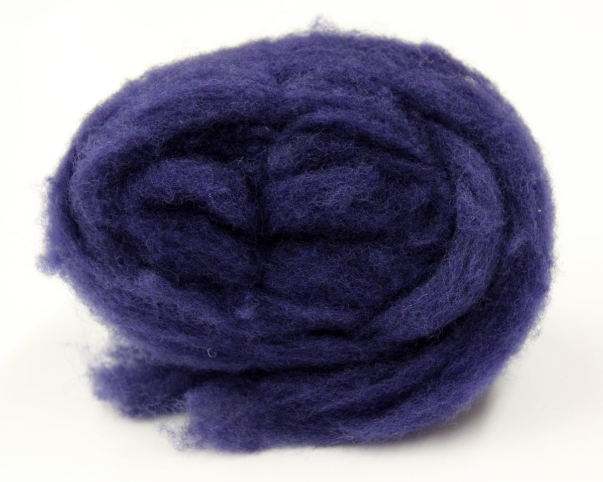 Wool Roving 20g - Navy