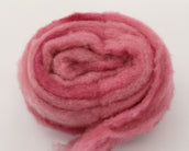 Wool Roving 20g - Raspberry Swirl