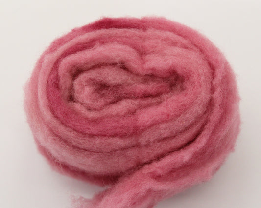 Wool Roving 20g - Raspberry Swirl