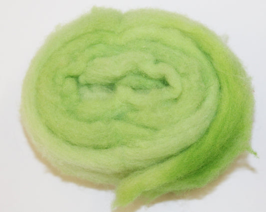Wool Roving 20g - Sour Apple