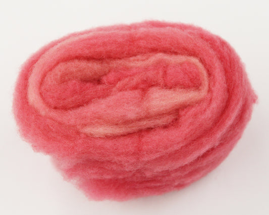 Wool Roving 20g - Watermelon
