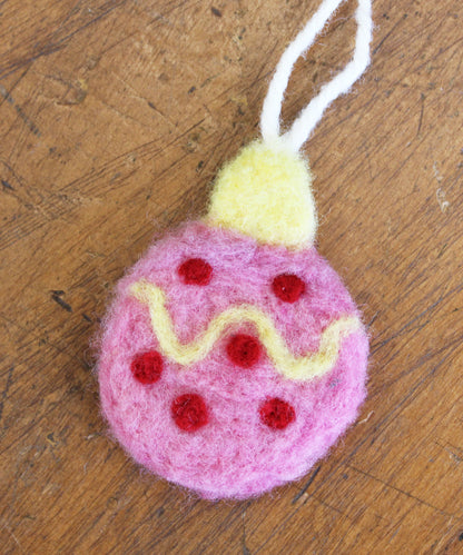 Needle Felted Christmas Ornaments Workshop, Nov 28th, 1-3pm